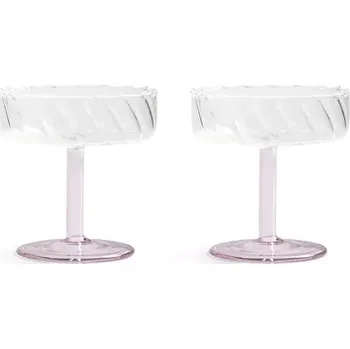 Sklenice Sklenice na šampaňské &k amsterdam 2-pack 347.07 růžová 30X