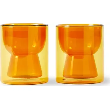 Sklenice Sklenka Pols Potten 2-pack 140.230.198 oranžová 28X
