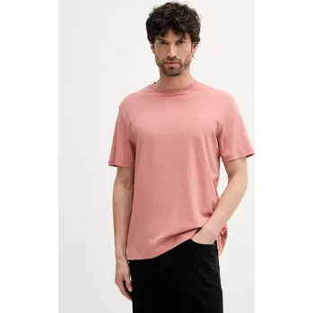 Pánské tričko Bavlněné tričko Calvin Klein pánské, oranžová barva, LV04LB275G 32X, vel. S