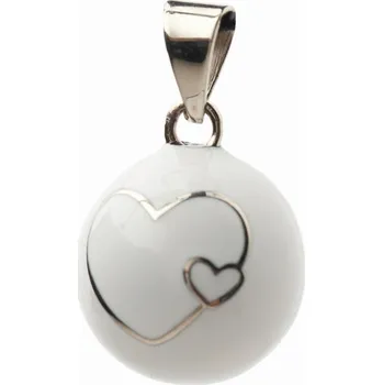 Bola Essentials 2 Hearts bílý