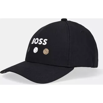 Kšiltovka Bavlněná baseballová čepice BOSS Green 50546273 černá 99X, vel. ONE SIZE