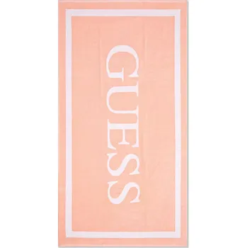 Ručník Bavlněný ručník Guess oranžová barva, E5GZ13 SG00P E5GZ13.SG00P 20X, vel. ONE SIZE