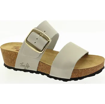 Dámské pantofle EASY'N ROSE Dámské kožené béžové sandály 895-011-CORDA-255 Velikost 41