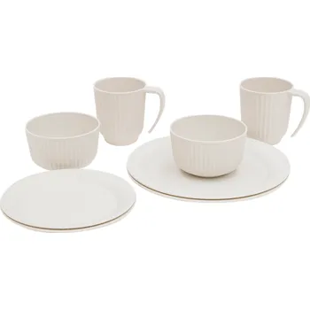Kempingové nádobí Sada nádobí Outwell Delish 2 Person Dinner Set Barva: béžová