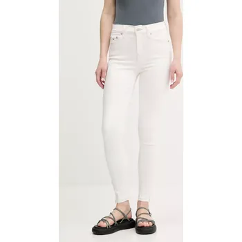 Dámské džíny Džíny Tommy Jeans dámské, béžová barva, DW0DW20029 01J, vel. 29/32