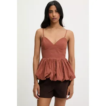 Dámská halenka Halenka Answear.LAB az1566.fos hnědá 88X, vel. L