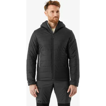 Pánská vesta FORCLAZ Pánská turistická prošívaná bunda MT 100 3XL ČERNÁ