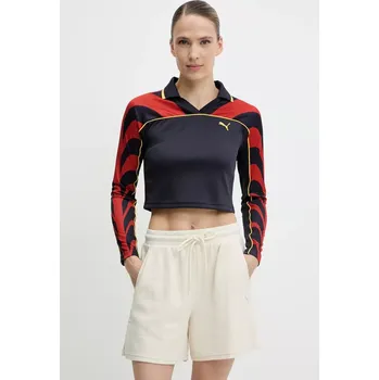 Tričko s dlouhým rukávem Puma 629789 námořnická modř 59X, vel. S