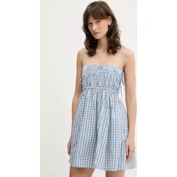 Dámské šaty Šaty Abercrombie & Fitch modrá barva, mini, KI159-5820 KI159.5820.246 55X, vel. XL