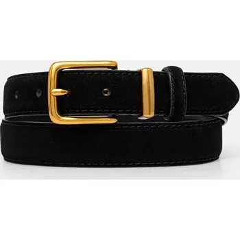 Opasek Semišový pásek Answear.LAB černá barva 1153.CMS 99X, vel. ONE SIZE