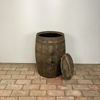 Dřevěný sud na dešťovou vodu - 190L - Whisky NATURAL