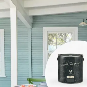 Speciální výtvarná barva Little Greene Barva na obložení - Matná - 2,5L - Intelligent Exterior Eggshell Vyberte odstín:: Dorchester Pink Deep (287)