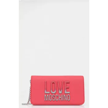 Kabelka Love Moschino růžová barva, JC5728PP0MKD0615 42X, vel. ONE SIZE