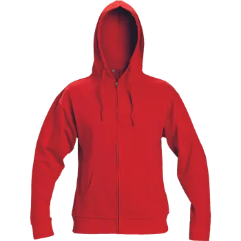 Pánská mikina NAGAR mikina s kapucí - S, červená