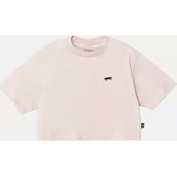 Chlapecké tričko Dětské bavlněné tričko Vans SALTON RELAX CROP růžová barva, VN000P5RO3N1 39X, vel. 151-165