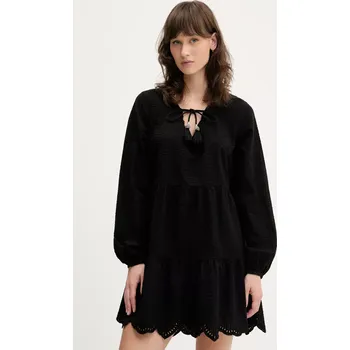 Dámské šaty Bavlněné šaty Superdry W8011914A.02A černá 99X, vel. L