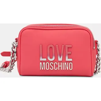 Kabelka Love Moschino růžová barva, JC4255PP0MKD0615 42X, vel. ONE SIZE