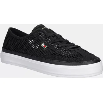Pánské tenisky Tenisky Tommy Hilfiger TH OPEN MESH VULC SNEAKER FW0FW08684 černá 99X, EUR 41