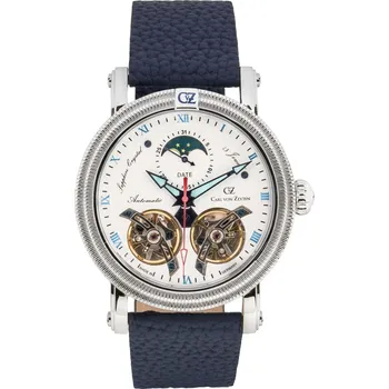 Hodinky Carl von Zeyten CVZ0085WHS Schauinsland Automatic Limited 46mm 5ATM