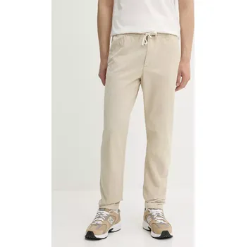 Pánské kalhoty Bavlněné kalhoty Timberland pánské, béžová barva, přiléhavé, TB0A2F6BEOH1 80X, vel. 33