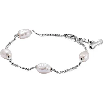 Šperk Thomas Sabo A2189-082-14-L19V náramek with pearls Natural Beauty Silver