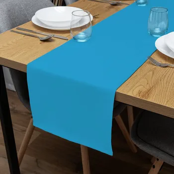 ubrus Dekorační běhoun na stůl Rongo RG-073 Modrý 35x120 cm