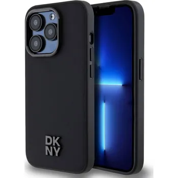 Náhradní kryt pro mobilní telefon DKNY PU Leather Stack Logo Magsafe zadní kryt pro iPhone 14 Pro Max Black