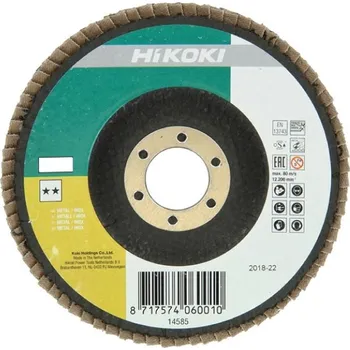 Brusný kotouč HiKOKI 4100111 Brusný lamelový kotouč na nerez a kov 115x22,23mm, Z40 free_store_pickup