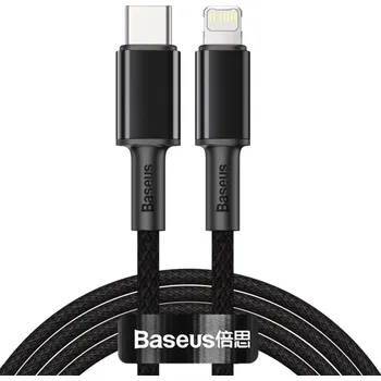 Baseus High Density Braided Series Fast Charging Datový kabel USB-C - Lightning 20W 2m Black