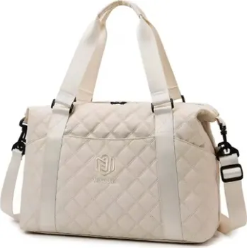 Kabelka Dámská cestovní taška - nepromokavá, odolná, velkokapacitní Barva: Béžová