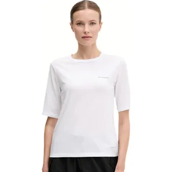 Dámské tričko Columbia EU Sun Trek 1/2 Sleeve Tee II W 2145251100 - white S