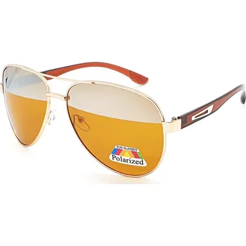 Sluneční brýle Polarizační brýle R3084 gold/brown Cat.2