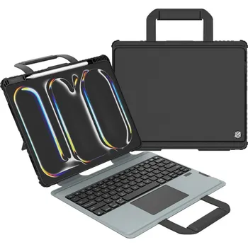 Náhradní díl pro mobilní telefon Nillkin Bumper GO Keyboard Case (Backlit Version) pro iPad Pro 13 2024 Black