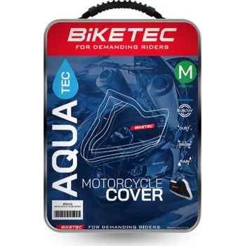 Plachta na motorové vozidlo BIKETEC balíček 20 (krycích) vodotěsných obalů AQUATEC na motorku barva černá/šedý rozměr L (BIKETEC balíček 20 (krycích) vodotěsných obalů AQUATEC na motorku barva černá/šedý rozměr L)