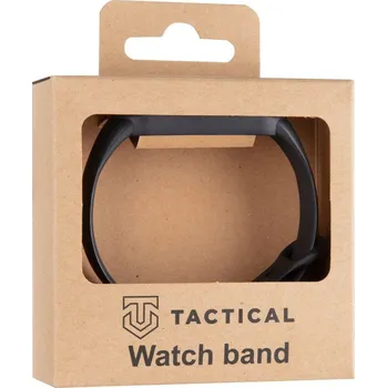 Řemínek na hodinky Tactical 661 Silikonový řemínek pro Xiaomi Mi Band 5/6 Black