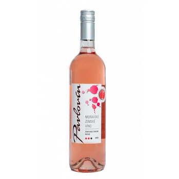 Zweigeltrebe ROSÉ 2024, moravské zemské víno, Pavlovín, polosladké