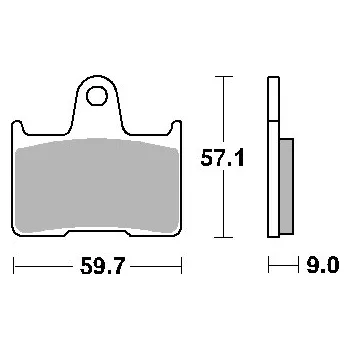 Brzdová destička SBS brzdové destičky KH254 STREET STANDART keramické barva černá SUZUKI GSXR 04-06 zadní (SBS brzdové destičky KH254 STREET STANDART keramické barva černá SUZUKI GSXR 04-06 zadní)