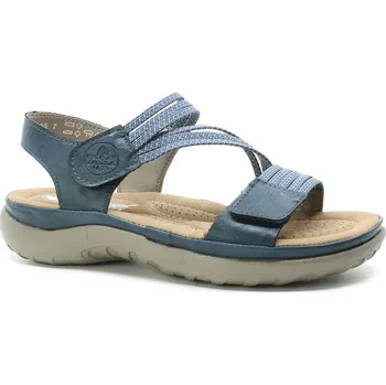 Dámské sandále RIEKER 64870-14 blue, dámské sandály vel.39