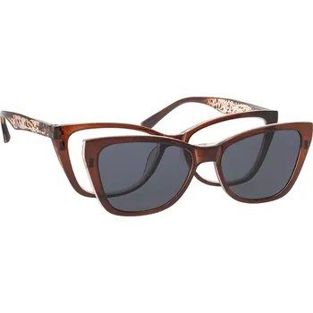 Brýle na čtení BRILO Dioptrické brýle REC650-B +1,50 s polarizačním klipem