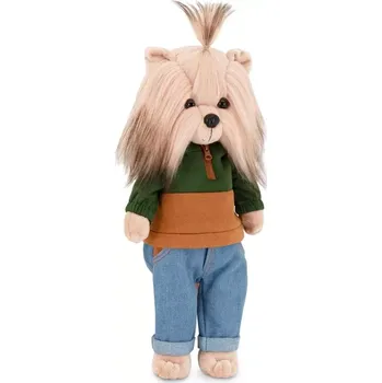 plyšák Andy s tělíčkem s kostřičkou v podzimní mikině - jorkšír od firmy ORANGE TOYS (Lucky Andy Autumn Palette)
