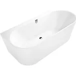 Villeroy & Boch Oberon 2.0 obdélníková vana 180x80 cm, pro přistavení ke stěně, bílá Alpin