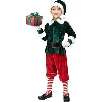 Karnevalový kostým Funiglobal - Deluxe kostým elf pro chlapce - 7-9 years