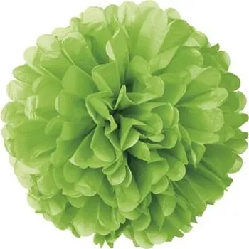 Unique - Dekorativní neonově zelená bambule – Basic Colours Line -