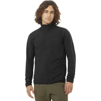 Pánská mikina Salomon Essential Lightwarm Hybrid M LC2374400 - deep black XXL