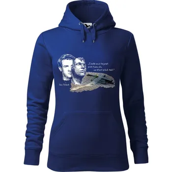 Dámská mikina Mikina - Jan Palach Barva: Královská modrá (05), Velikost: XXL, Střih: Dámské