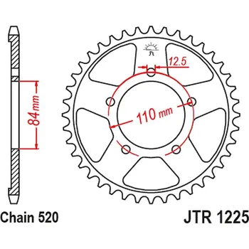 Řetězová sada pro motocykl JT rozeta 4734 36 HONDA cmX 300A REBEL 17-18 (473436JT) (řetěz 520) (JT rozeta 4734 36 HONDA cmX 300A REBEL 17-18 (473436JT) (řetěz 520))