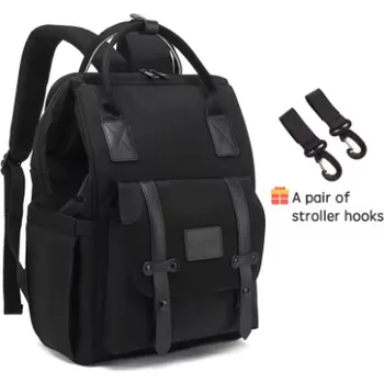 Přebalovací taška Moderní a multifunkční přebalovací batoh (4 barvy) Barva: Černá