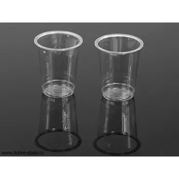 Jednorázové nádobí Kelímek na alkohol čirý 0,05l rPET - Kelímek na alkohol čirý 0,0