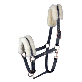 Vybavení pro koně Ohlávka Modern Rosé Waldhausen, tmavě modrá, Full