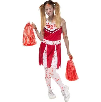 Karnevalový kostým Funiglobal - Kostým zombie roztleskávačka pro ženy - XS